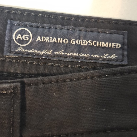 AG Adriano Goldschmied Jeans Mens 33x34 The Protege Straight Leg Black - Picture 4 of 10